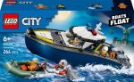 Konstruktorius LEGO&reg; City Police Boat Chase 60456, 264 vnt.