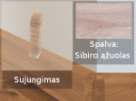 Grindjuostė termoplasto Vox, (101) sibiro ąžuolas | Sujungimas SMART FLEX / IZZI