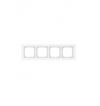 Keturvietis rėmelis VILMA QR1000, baltos spalvos