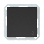 Skambučio mygtukas VILMA QR1000, matinės juodos spalvos