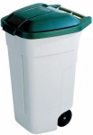 &Scaron;iuk&scaron;lių konteineris Curver, žalia/kreminė/smėlio, 110 l