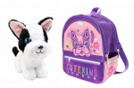 Pliu&scaron;inis žaislas Cutekins Poochi Poo, baltas/juodas