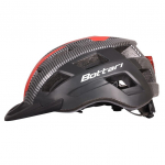 Dviratininkų &scaron;almas Bottari 94004RB, juodas/raudonas, L/XL