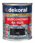 Dekoral, emalis antikorozinis | 0,65 ltr. juodas matinis RAL 9005