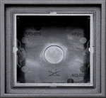 Pavir&scaron;inio montavimo rėmas LIREGUS MODERN, mat.juodos sp.