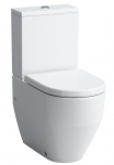 Kombinuoto unitazo puodas PRO Rimless su 2 &scaron;on. angom vand. įvadui, universal nuotaku (bakeliui 829953...9/8731), baltas