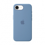 MD3Q4ZM/A iPhone 16e Silicone Case, Winter Blue