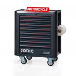 Užpildytas įrankių vežimėlis Sonic NEXT S9 su 325 vnt rinkiniu (734977, SONIC)