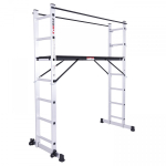 EMX Working Platform, 2 in 1 (wheels) 2x7, 2 Safety Rails, Ecomax