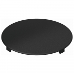 Dekoratyvinis dangtelis ventiliui Franke, apvalus, juodas matinis