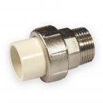 Adapteris 4733-407, PVC-C, 3/4" i&scaron;or. srieg./klij. vidus