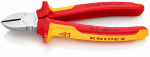 Žnyplės &scaron;oninio kirpimo 180mm VDE, Knipex