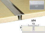 Profilis Effector, sujungimo | A54 sidabrinis 200 cm 13x9 mm