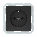 Ki&scaron;tukinis lizdas VILMA QR1000, su įž., mat. juodos spalvos