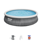 Baseinas Bestway 57372 Fast Set 457x107 cm Pool Set