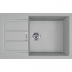 Tectonite plautuvė Franke, Sirius S2D 611-78 XL su užkem&scaron;amu ventiliumi, Urban Grey