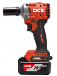 DCK Akumuliatorinis be&scaron;epetėlinis smūginis veržliasukis 358 Nm. 1/2, 20V, KDPB358FK, DCK (2x5,0Ah akumuliatorius, įkroviklis)