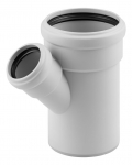 Tri&scaron;akis vidaus kanalizacijai Skolan, 110 mm x 58 mm, 45 &deg;