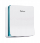 Popierinių rank&scaron;luo&scaron;čių lapeliais dozatorius Wepa, didelis., Satino