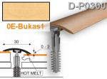 Profilis PVC Myck, 30 mm | bukas1, 2 m