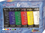 Akriliniai dažai C. KREUL 28260, 6 &times; 75 ml