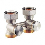 Prijungiam. radiatoriaus mazgas, 3/4" vidin. ir i&scaron;or. srieg.