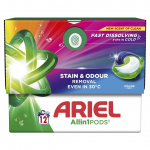 Skalbimo kapsulės Ariel COLOR, 12 vnt.