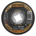 Rhodius Met.pj. diskas XT70 125x1,5x22,23 X-LOCK