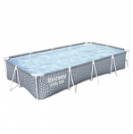 Baseinas, karkasinis Bestway STEEL PRO 561FT, pilkas, 4000 l