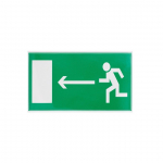 Lipdukas i&scaron;ėjimas į kaire 100x180mm