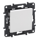 Perjungiklis LEGRAND NILOE STEP, baltos spalvos