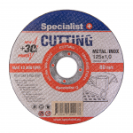 Specialist+ SPECIALIST+ metalo pj.diskas CUTTING, 125x1x22 mm