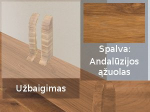 Grindjuostė termoplasto Vox, (104) Andalūzijos ąžuolas | Užbaigimas SMART FLEX / IZZI, de&scaron;ininis; kairinis