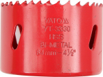 Frezos karūna bi-metalinė HSS M3 Yato | 51mm 5/8"(16mm)