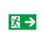 Lipdukas i&scaron;ėjimas į de&scaron;inę 100x180mm