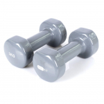 Viniliniai Hanteliai Profit 2x3kg DK 4102, Pilki