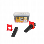 Plytelių i&scaron;lyginimo sistema Hardy | segtukai 2,0 mm, 300 vnt + plei&scaron;tai 100 vnt