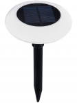 Lauko ap&scaron;vietimas Domoletti Voozy, 0.06W, IP44, baltas/juodas