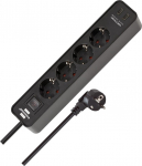 Buitinis ilgintuvas BRENNENSTUHL ECOLOR, 4vt., 2USB C, 1,5 m