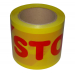 Juosta pavojingų zonų aptvėrimui "STOP" 0,10x100m