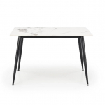 Virtuvinis stalas, baltas, 120 cm x 100 cm x 70 - 76 cm