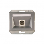 Antenos lizdas VILMA XP500, metalo spalvos