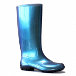 Moteri&scaron;ki ilgi guminiai batai 100P mėlyni 38D
