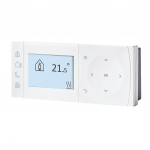Programuojamas patalpos termostatas ir imtuvas TPOne-RF + RX1S RF, baterija maitinamas, radijo ry&scaron;iu valdomas