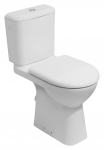 Unitazo puodas Deep 48cm paauk&scaron;tintas su stačiu nubėgimu, vertikaliu nuotaku, baltas