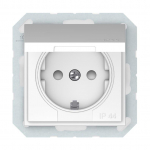 Ki&scaron;tukinis lizdas VILMA QR1000, baltos spalvos, IP44