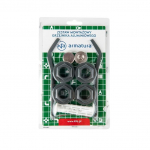 Radiatorių laikiklių komplektas KFA Anthracite 1"x 1/2"