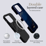 MIO Midnight Sparkle Magsafe Case Compatible for Samsung S25 5G