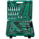 ⬡ Galvučių ir raktų rinkinys 1/4"+3/8"+1/2" 150 vnt. (CL104301, CHANGLU TOOLS)