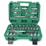 ⬡ Galvučių rinkinys 1/2" 32 vnt. 6-briaunis+12-briaunis (CL106732, CHANGLU TOOLS)